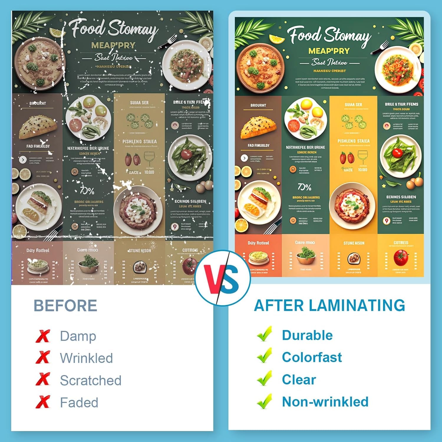 Laminating Sheets 5 Mil, Hold 11 X 17 Inches Sheet, 25 Pack, Clear Thermal Laminate Pouches for Laminator, 11.5 X 17.5 Inches Lamination Sheets for School, Home & Office