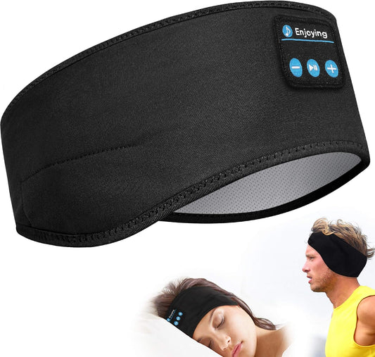 Bluetooth Sports Headband Headphones Ultra-Thin HD Stereo for Workout, Travel, Meditation