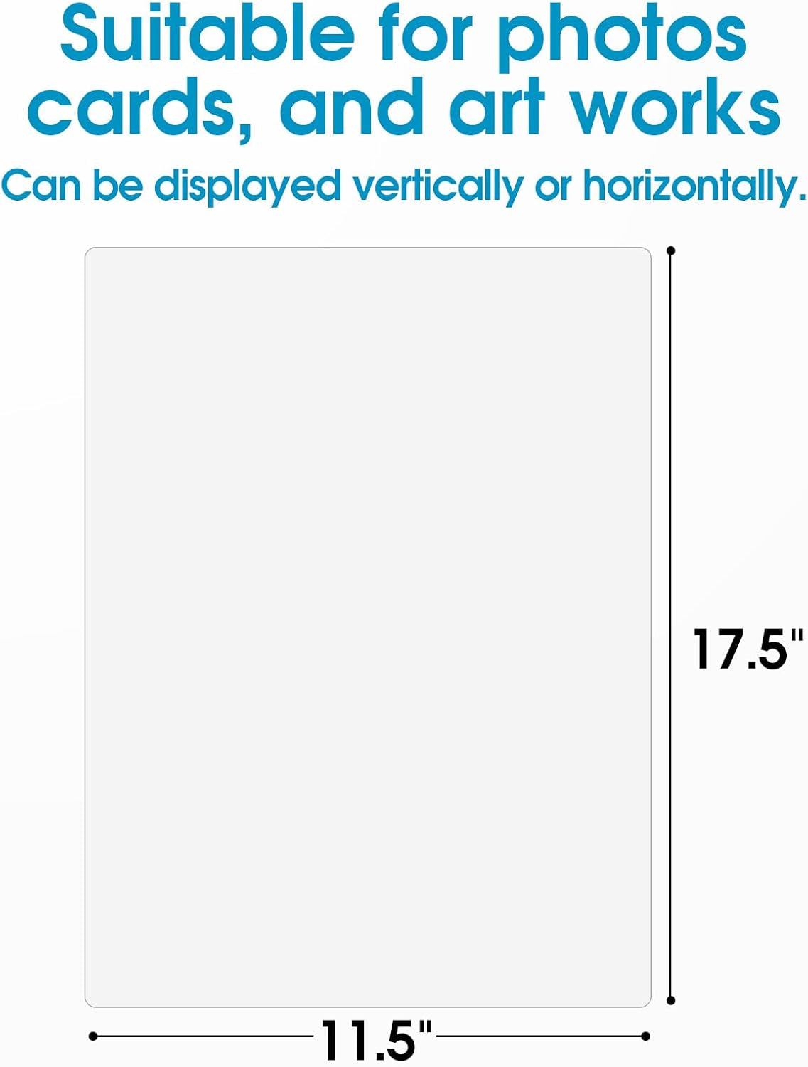 Laminating Sheets 5 Mil, Hold 11 X 17 Inches Sheet, 25 Pack, Clear Thermal Laminate Pouches for Laminator, 11.5 X 17.5 Inches Lamination Sheets for School, Home & Office