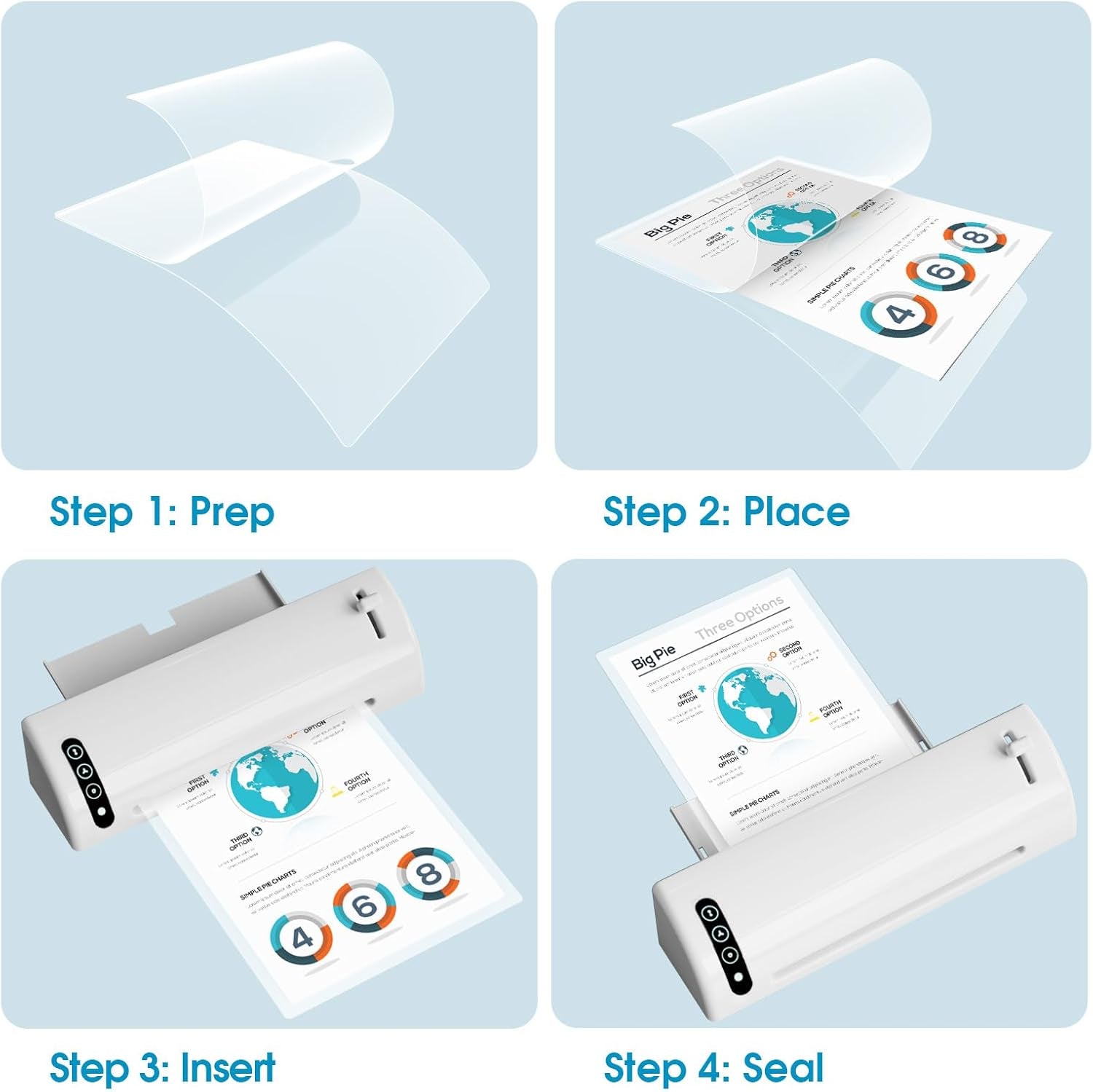 Laminating Sheets 5 Mil, Hold 11 X 17 Inches Sheet, 25 Pack, Clear Thermal Laminate Pouches for Laminator, 11.5 X 17.5 Inches Lamination Sheets for School, Home & Office